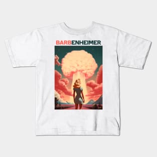 Barbie x Oppenheimer | Barbenheimer retro Kids T-Shirt